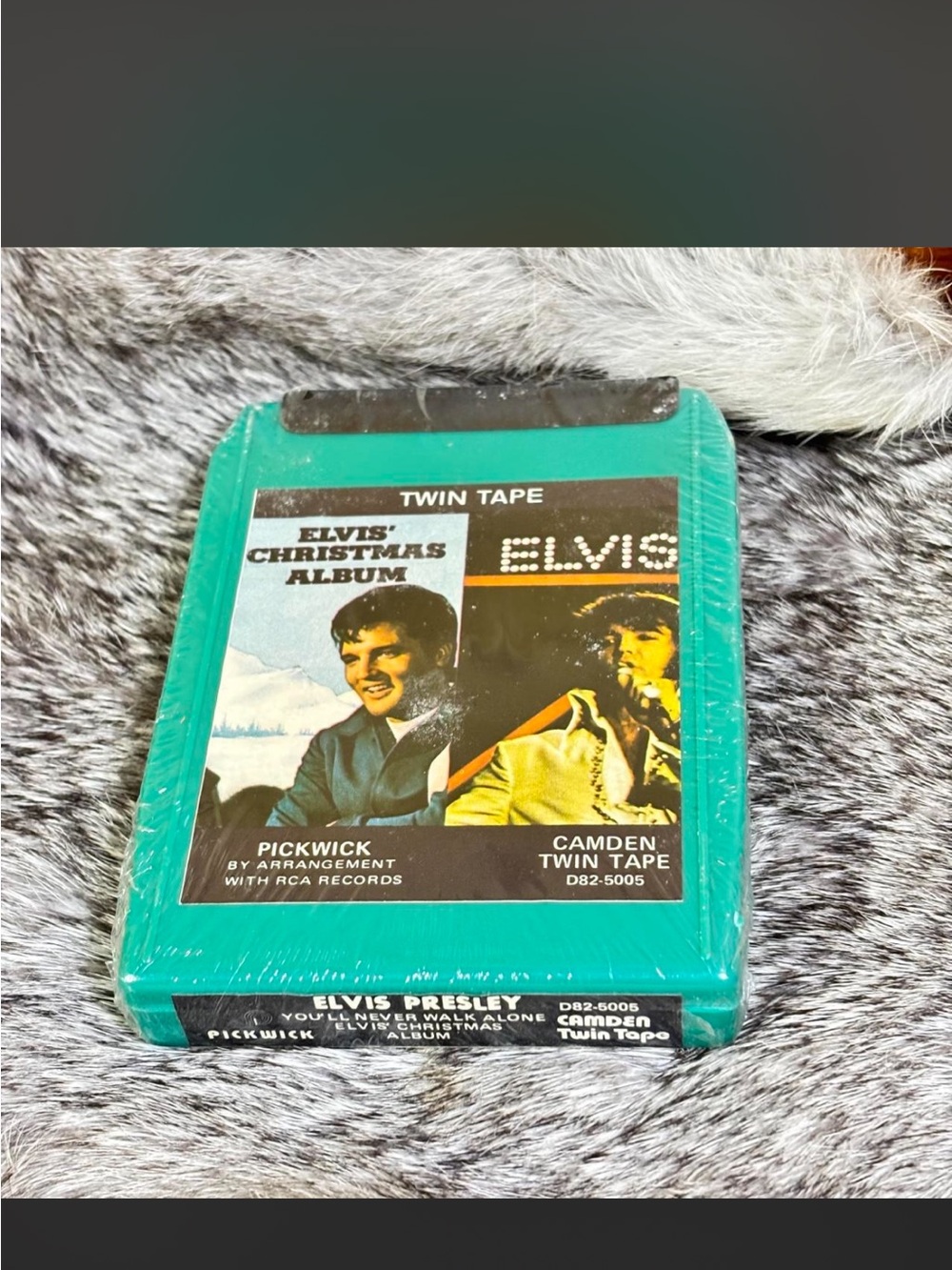 Vintage Elvis Presley Christmas Album Camden Twin Tape 8 Track Pickwick DB2-5005